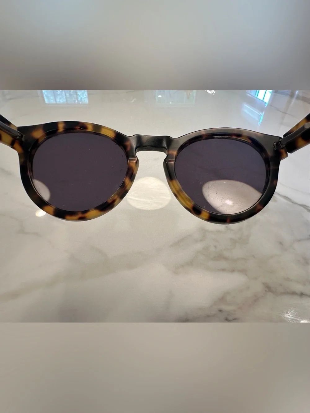 Illesteva round tortoiseshell